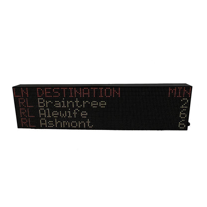 NEW! Boston MBTA LED Arrival Sign