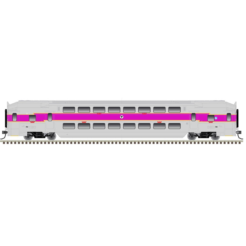 Boston MBTA N-Scale Multi-Level Coach Trailer #772