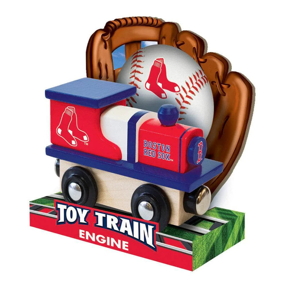 Boston Red Sox Wooden Toy Train Engine