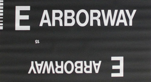 E Arborway Rollsign Curtain (Type 7 Side Destination)