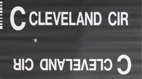 C Cleveland Circle Rollsign Curtain (Type 7 Side Destination)
