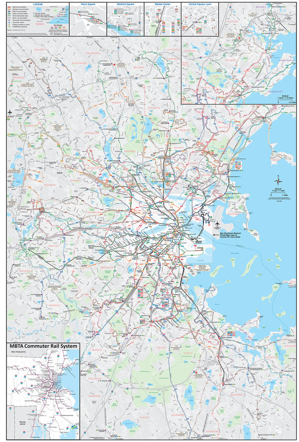 2023 MBTA System Map (Side A) – MBTAgifts