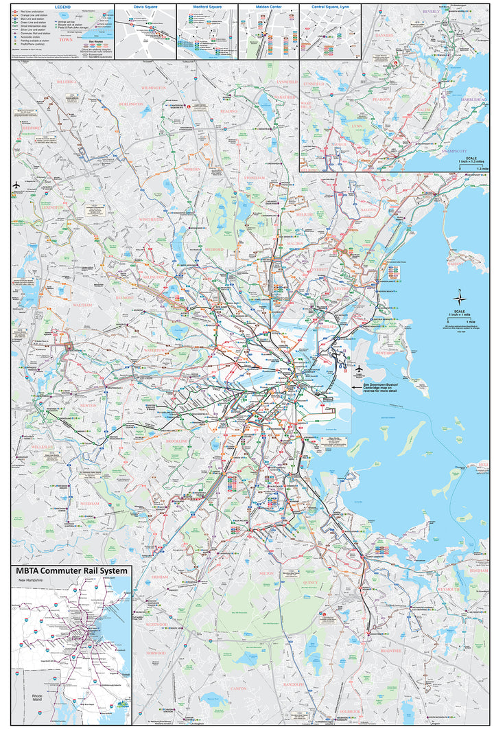 Prints: System, Rapid Transit, Historical Maps – MBTAgifts