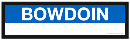 Boston MBTA BLUE LINE Framed Replica Station Signs