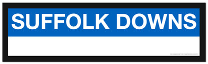 Boston MBTA BLUE LINE Framed Replica Station Signs