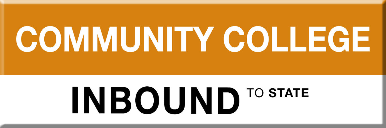 Orange Line Station Magnet: Community College; Inbound to State