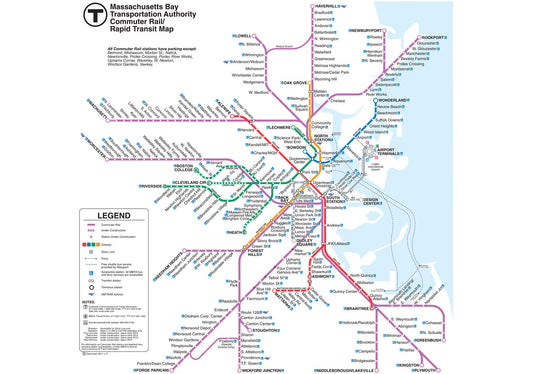 Mbta Map.pdf MBTA Commuter Rail Products – tagged