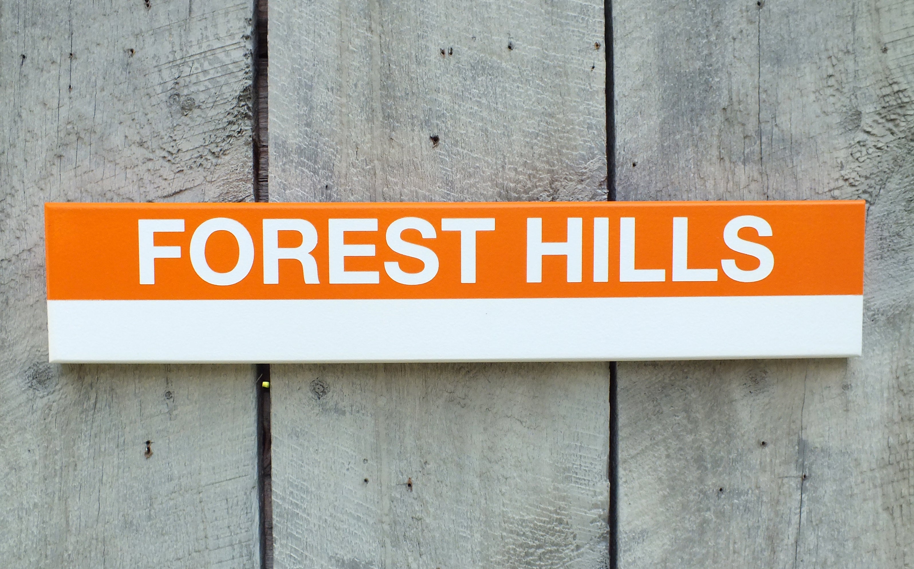MBTA Orange Line Replica Wood Station Signs (22