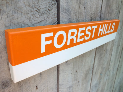 MBTA Orange Line Replica Wood Station Signs (22")