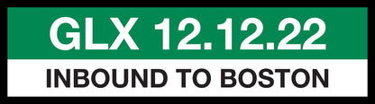 Boston MBTA GREEN LINE Framed Replica Station Signs