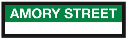 Boston MBTA GREEN LINE Framed Replica Station Signs