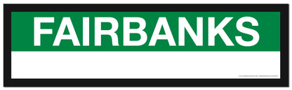 Boston MBTA GREEN LINE Framed Replica Station Signs