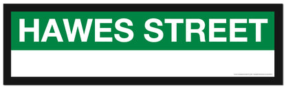 Boston MBTA GREEN LINE Framed Replica Station Signs