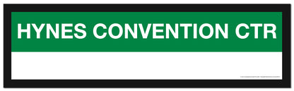 Boston MBTA GREEN LINE Framed Replica Station Signs