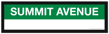 Boston MBTA GREEN LINE Framed Replica Station Signs