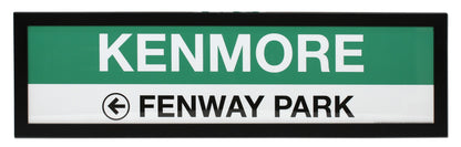 Boston MBTA GREEN LINE Framed Replica Station Signs