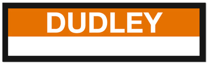 Boston MBTA ORANGE LINE Framed Replica Station Signs