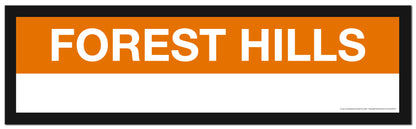 Boston MBTA ORANGE LINE Framed Replica Station Signs