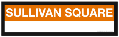 Boston MBTA ORANGE LINE Framed Replica Station Signs