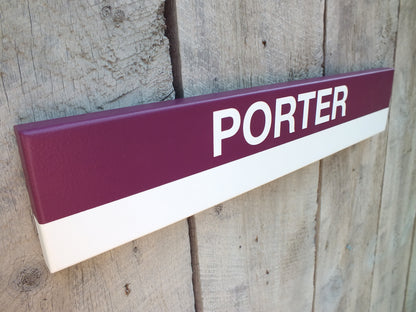 MBTA Commuter Rail - NORTHSIDE DESTINATIONS - Replica Wood Station Signs (22")