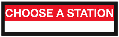 Boston MBTA RED LINE Framed Replica Station Signs