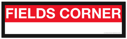 Boston MBTA RED LINE Framed Replica Station Signs