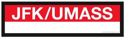 Boston MBTA RED LINE Framed Replica Station Signs