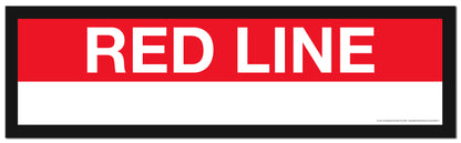 Boston MBTA RED LINE Framed Replica Station Signs