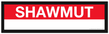 Boston MBTA RED LINE Framed Replica Station Signs