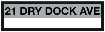 Boston MBTA SILVER LINE Framed Replica Station Signs
