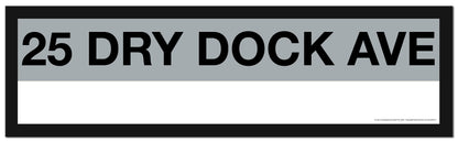 Boston MBTA SILVER LINE Framed Replica Station Signs