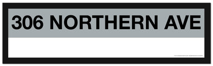 Boston MBTA SILVER LINE Framed Replica Station Signs