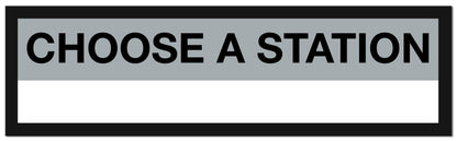 Boston MBTA SILVER LINE Framed Replica Station Signs