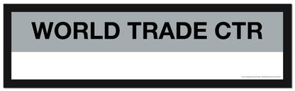Boston MBTA SILVER LINE Framed Replica Station Signs