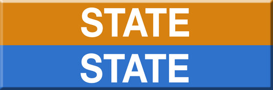 Orange/Blue Line Station Magnet: State; State