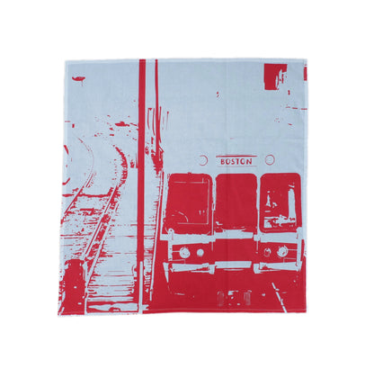 Boston MBTA Red Line Subway Car Tea Towel