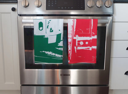 Boston MBTA Tea Towel - Red Line