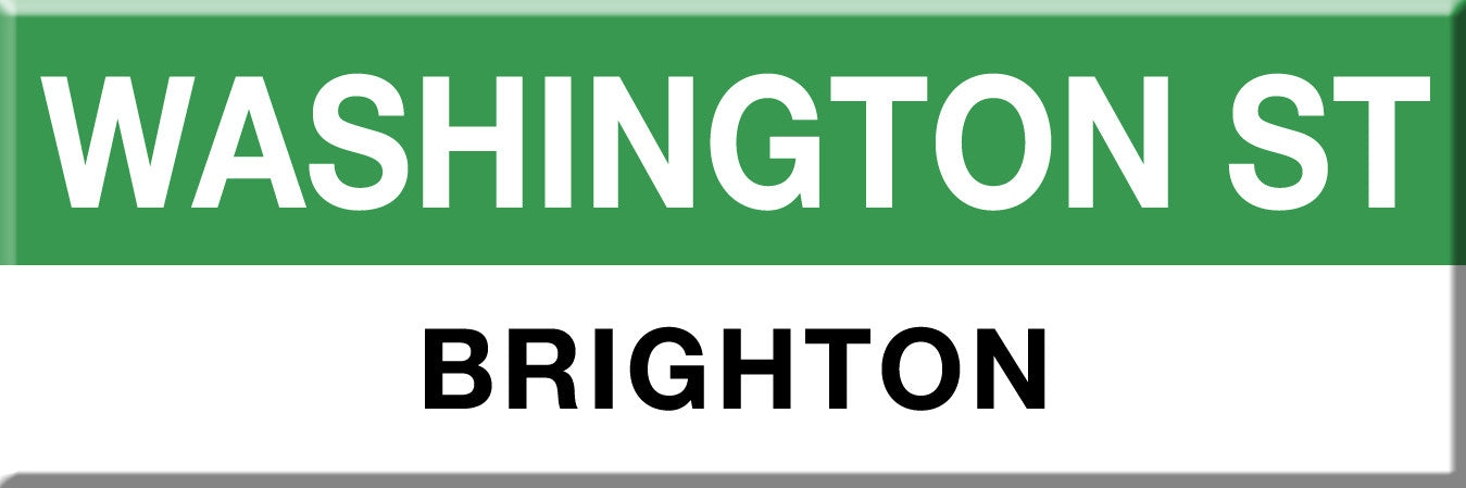 Green Line Station Magnet: Washington St; Brighton