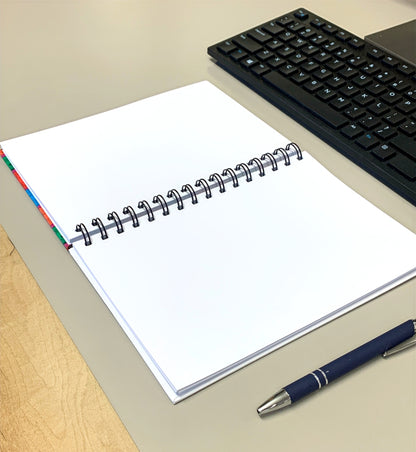 MBTA Vehicles Spiral Bound Notebook: CHARCOAL