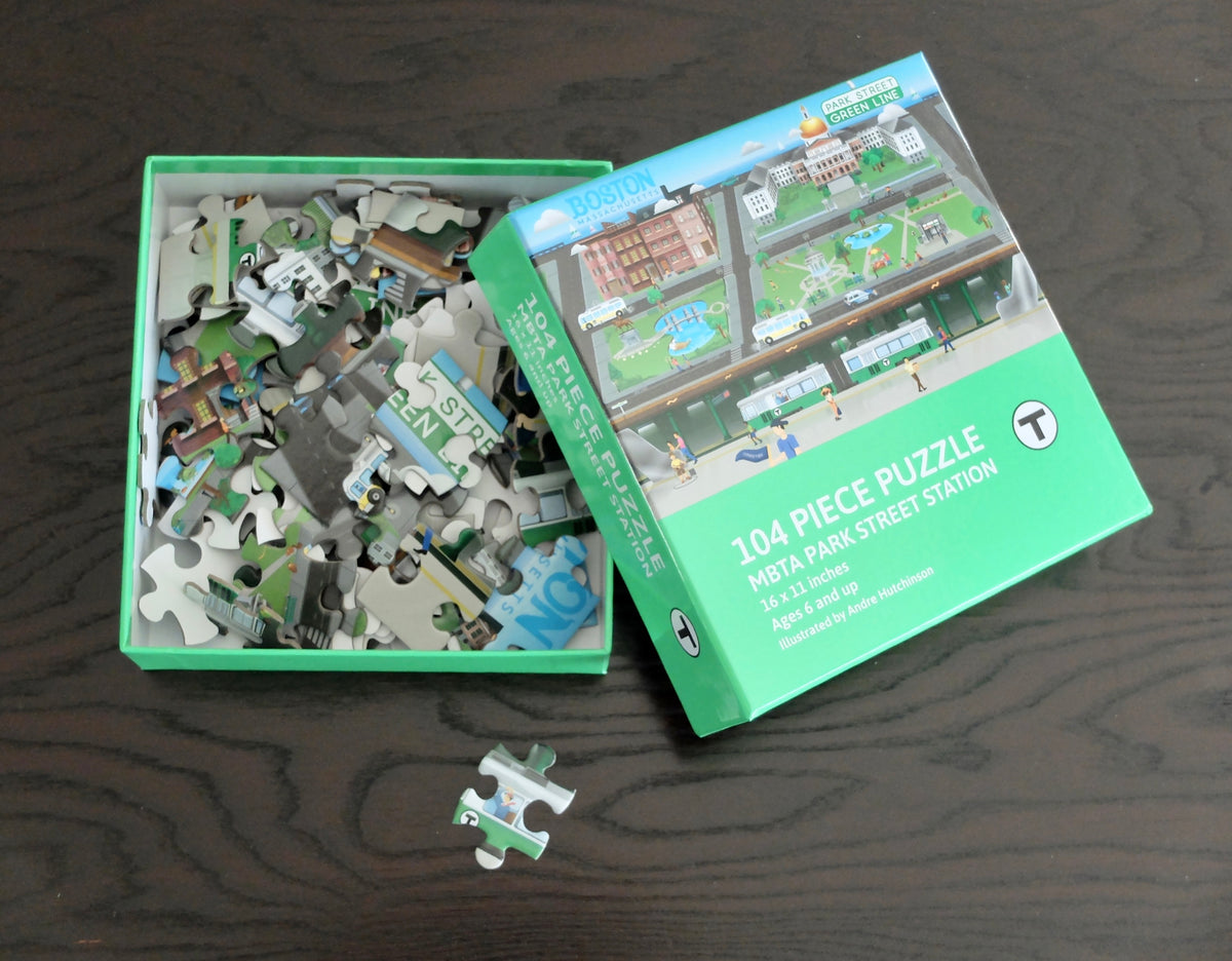 104 Mbta Boston MBTA Park Street Station 104 Piece Puzzle – MBTAgifts