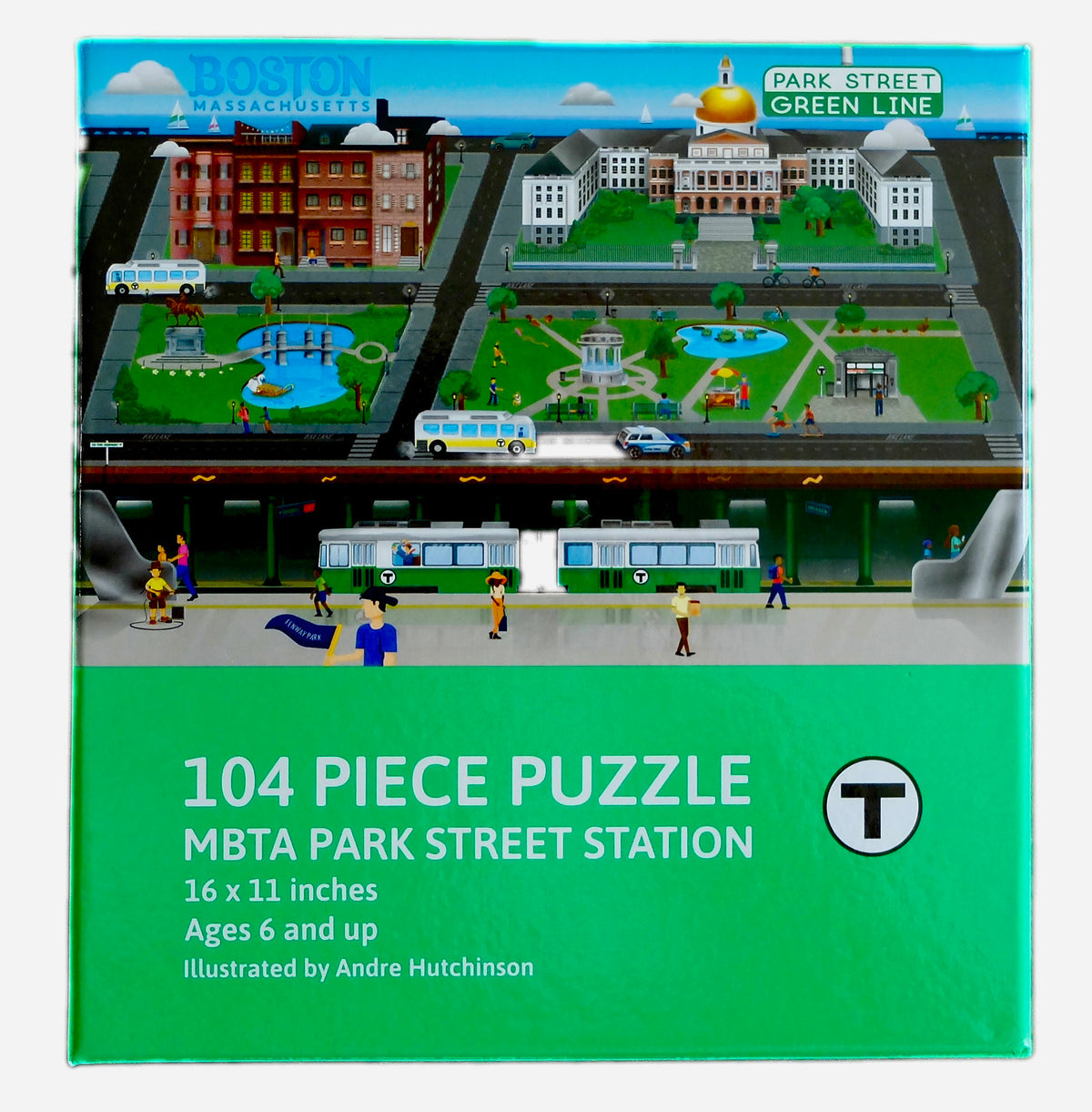 104 Mbta Boston MBTA Park Street Station 104 Piece Puzzle – MBTAgifts