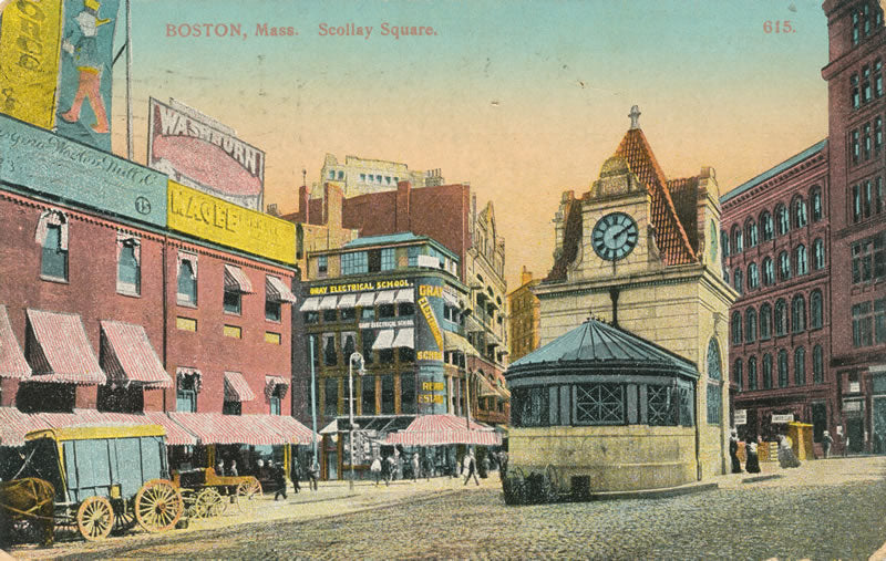Vintage Postcard: Scollay Square Station Head House